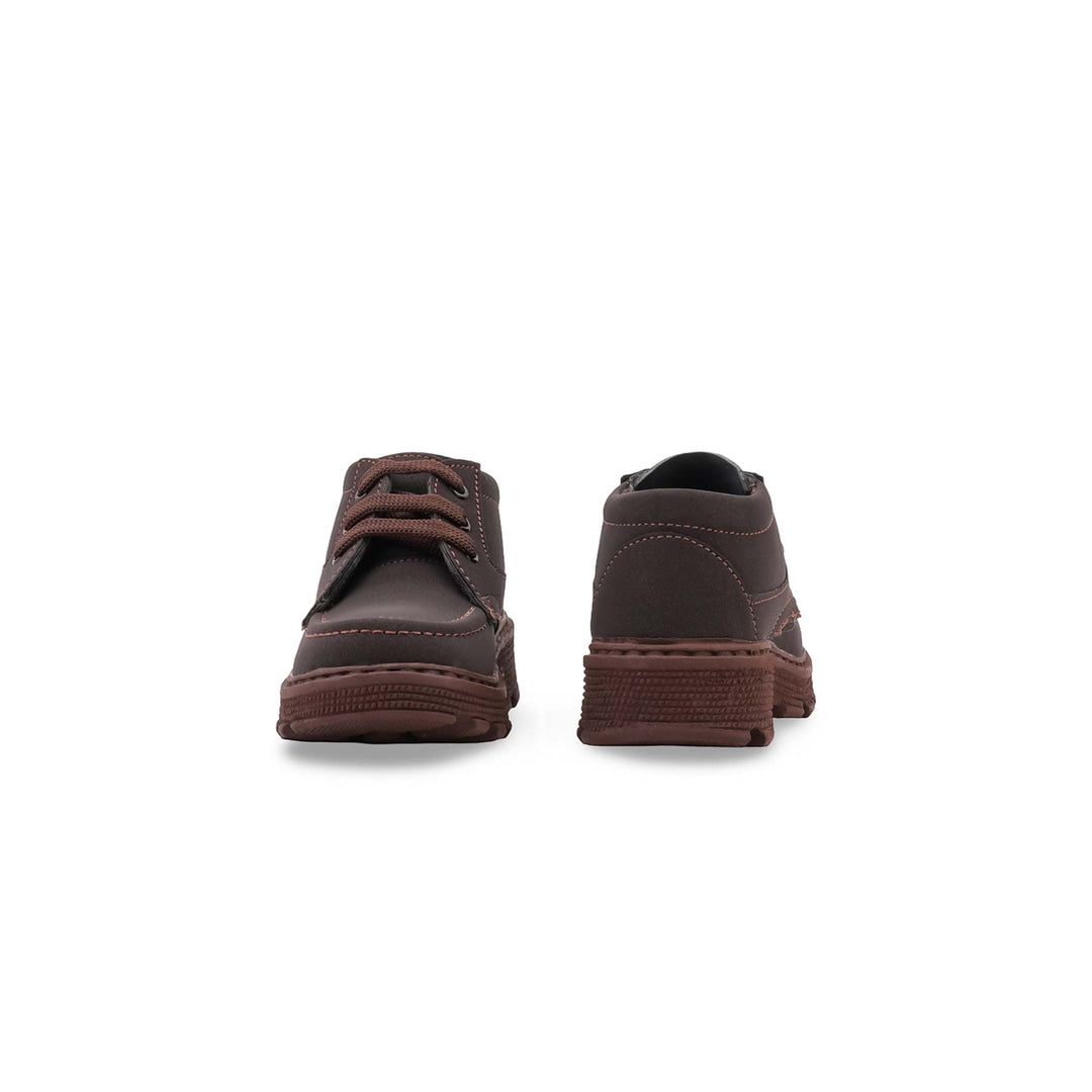 Boys Coffee Formal Long Shoes KD8417