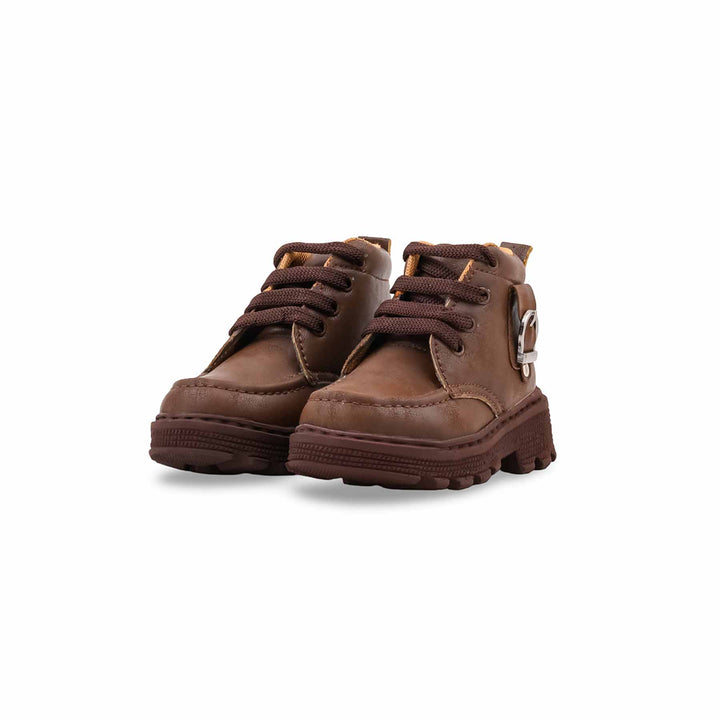 Boys Brown Formal Long Shoes KD8418