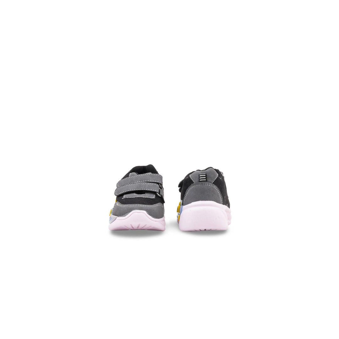 Boys Grey Casual Booties KD8443