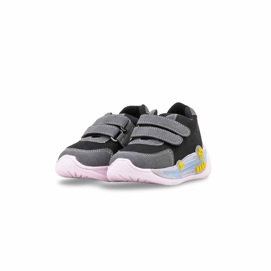 Boys Grey Casual Booties KD8443