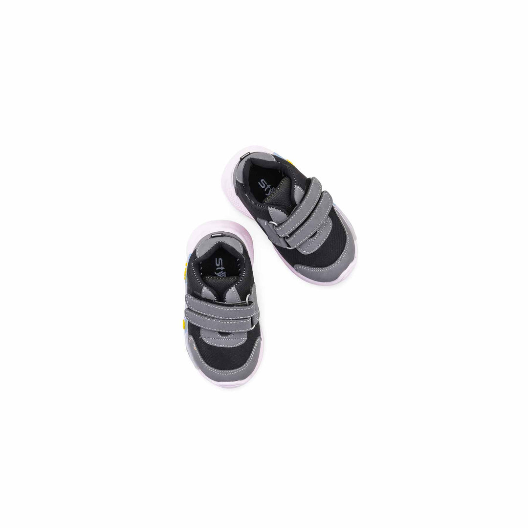 Boys Grey Casual Booties KD8443