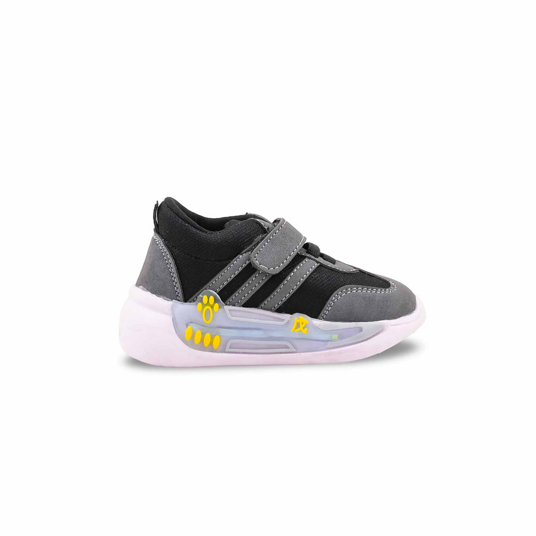 Boys Grey Casual Booties KD8444