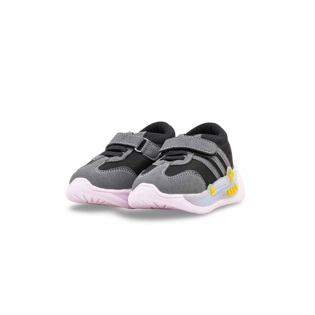 Boys Grey Casual Booties KD8444