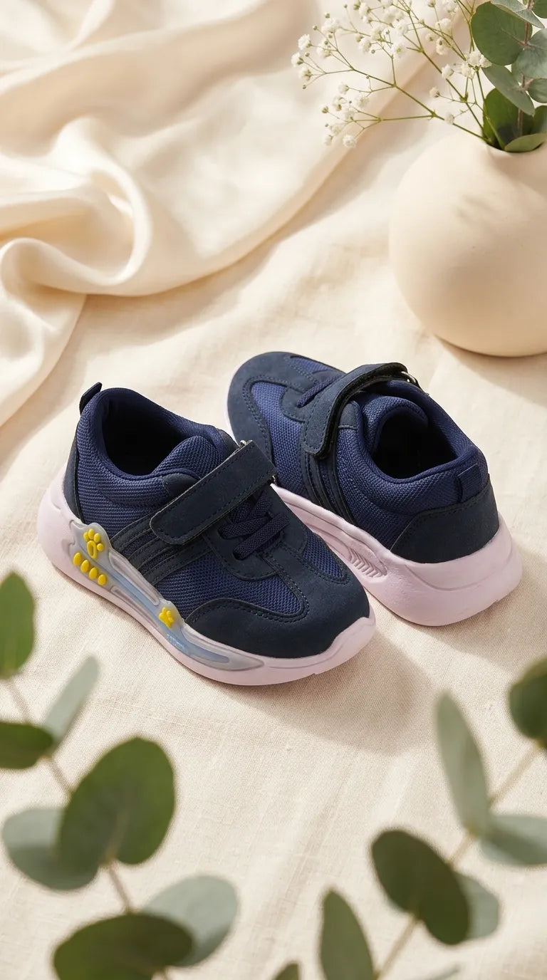 Boys Navy Casual Booties KD8444