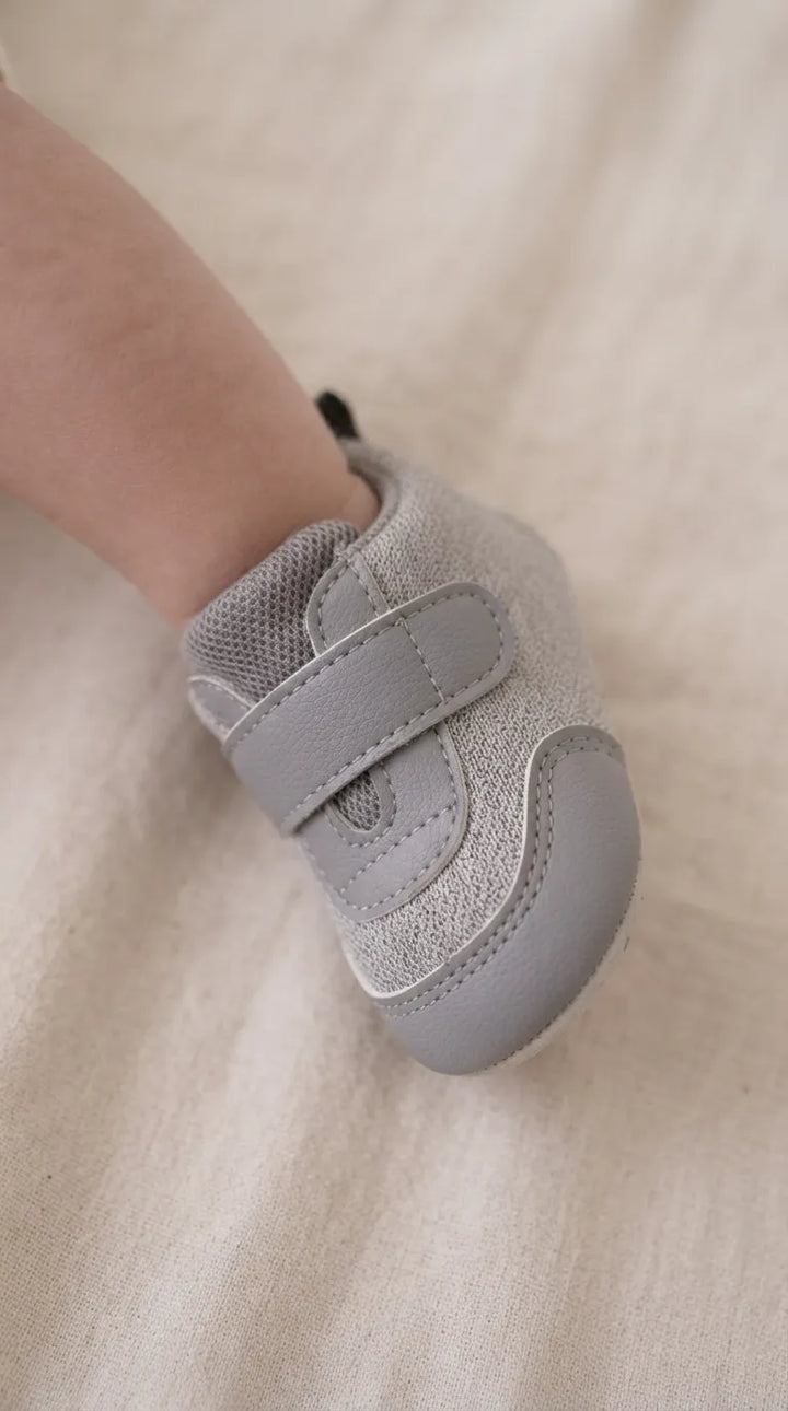 Babies Grey Casual Booties KD8445