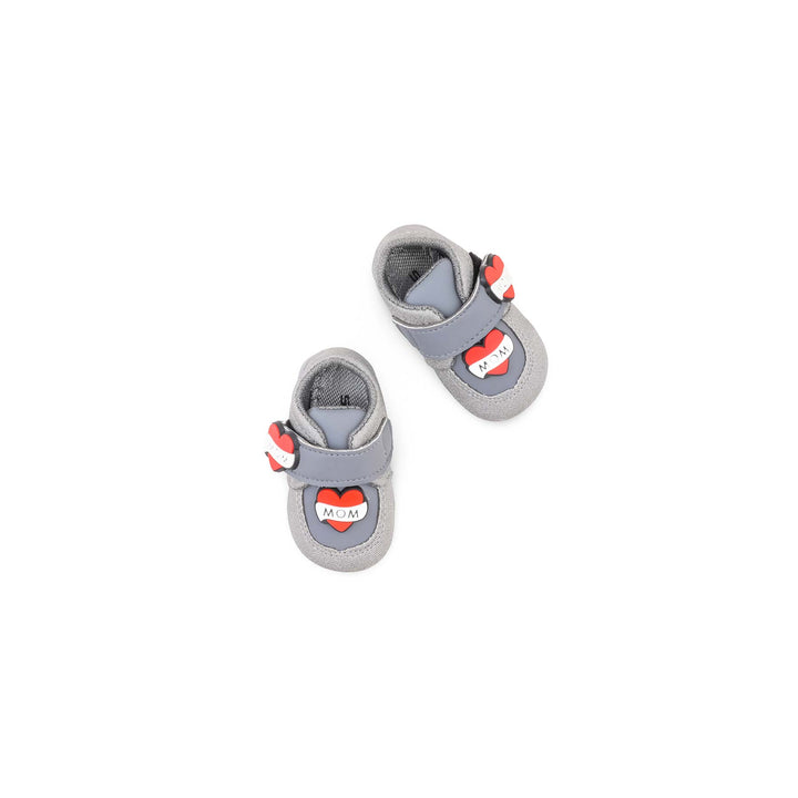 Boys Grey Babies Booties KD8447