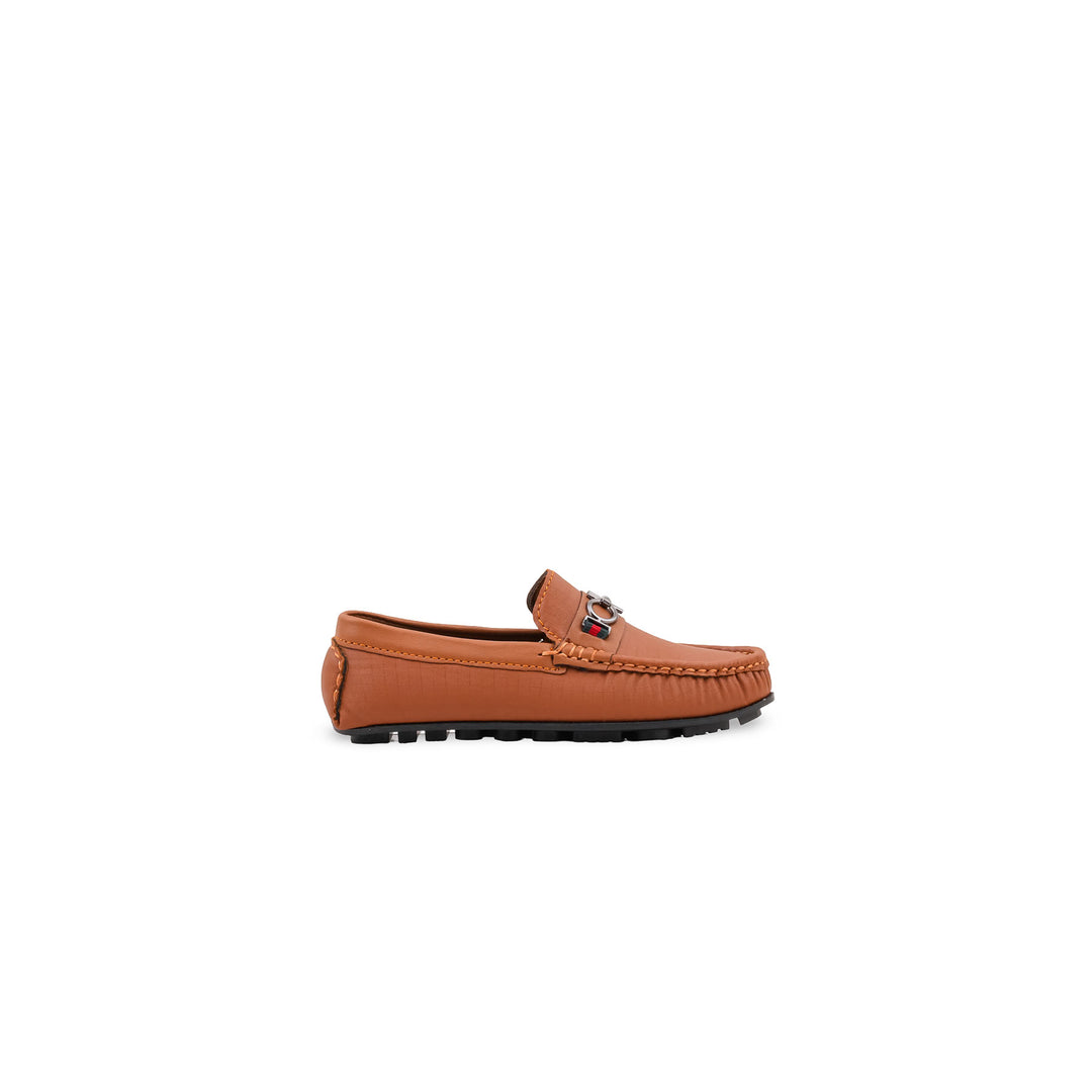 Boys Mustard Formal Moccasin KD8452