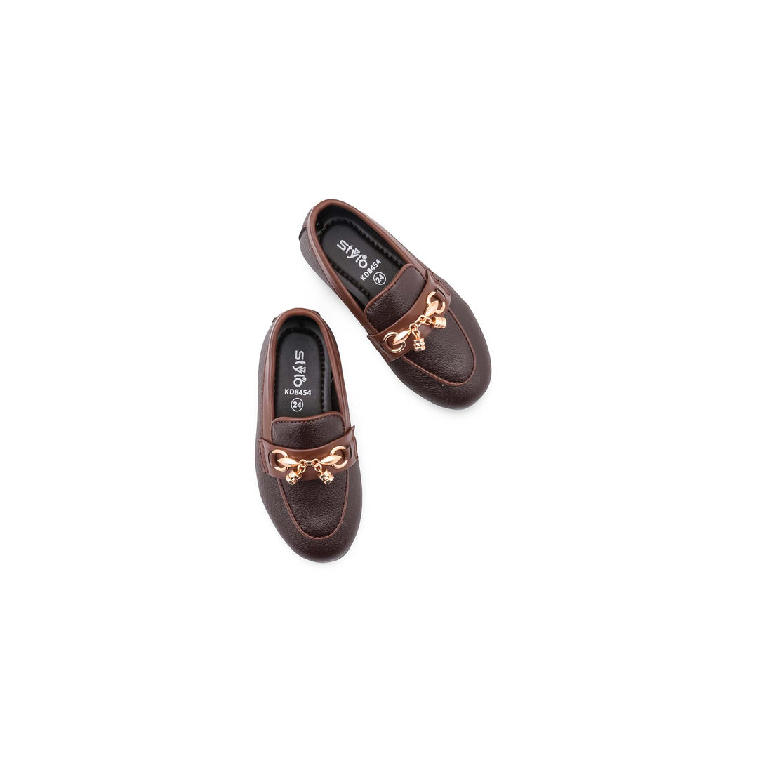 Boys Coffee Formal Shoes KD8454