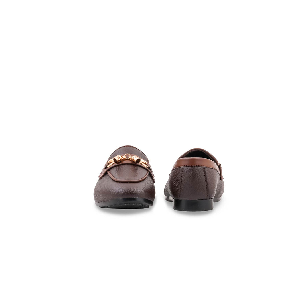Boys Coffee Formal Shoes KD8454