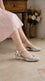 Girls Silver Fancy Pumps KD8466