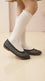 Girls Black Fancy Pumps KD8467