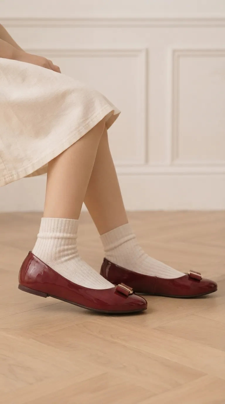 Girls Red Formal Pumps KD8472