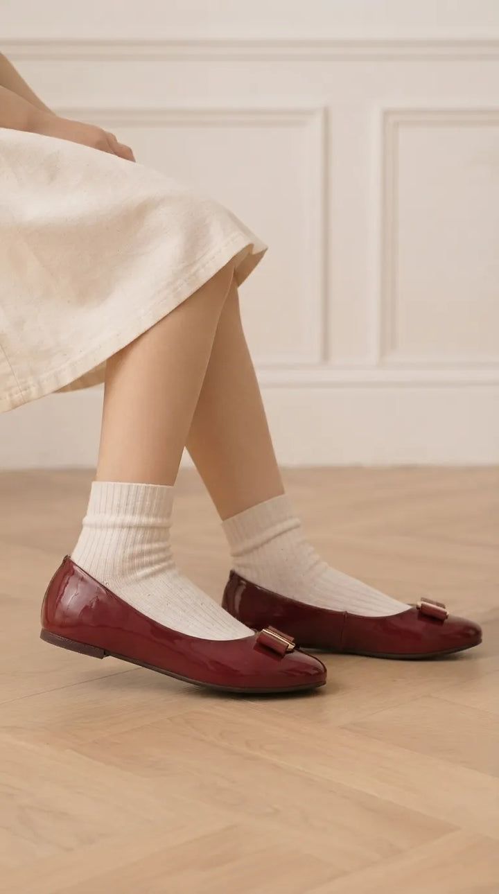 Girls Red Formal Pumps KD8472