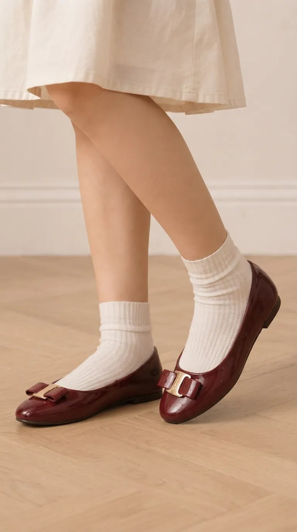 Girls Red Formal Pumps KD8472