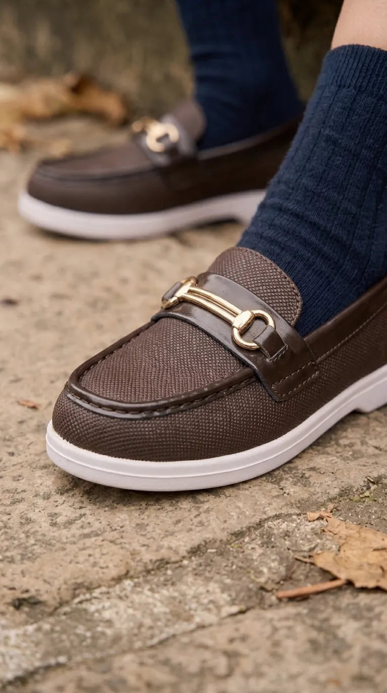 Boys Coffee Formal Shoes KD8489