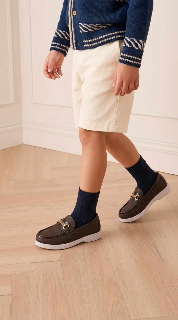 Boys Coffee Formal Shoes KD8489