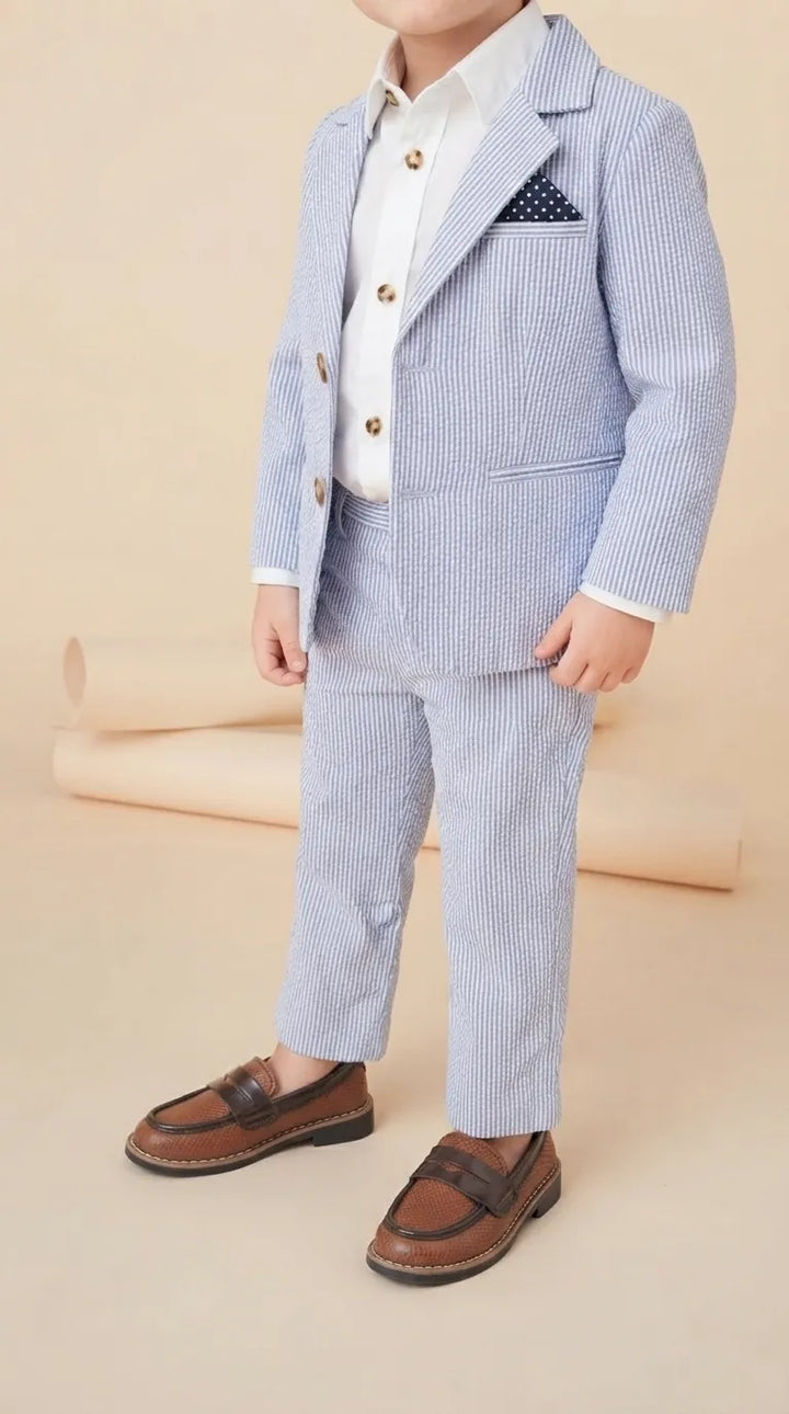 Boys Brown Formal Shoes KD8491