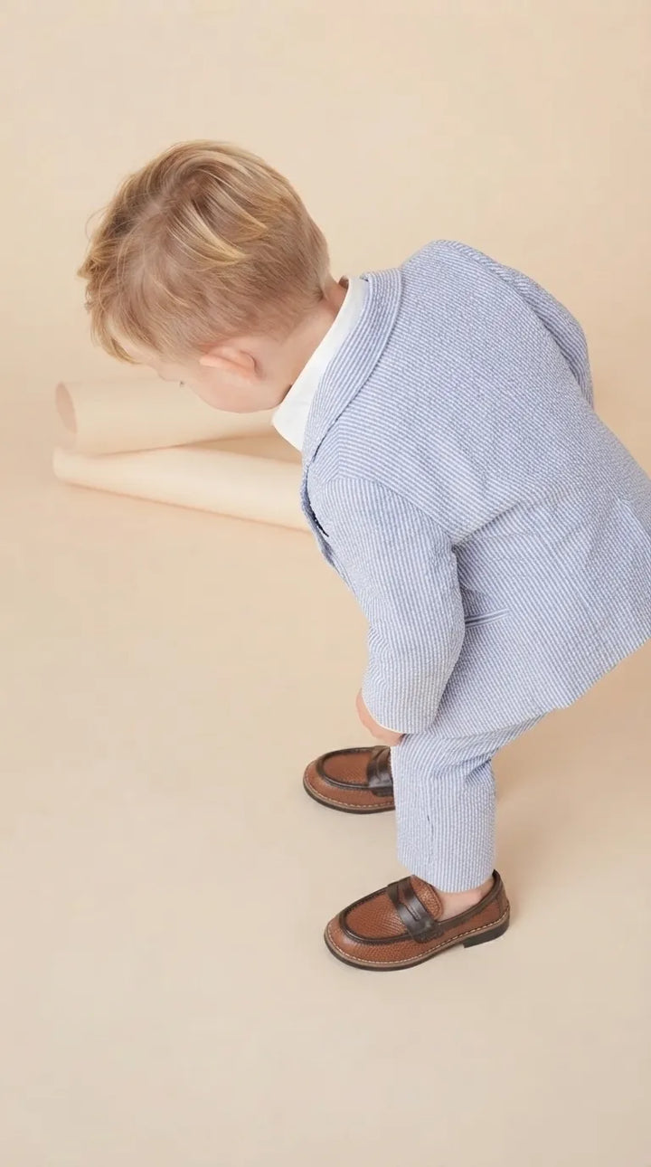 Boys Brown Formal Shoes KD8491