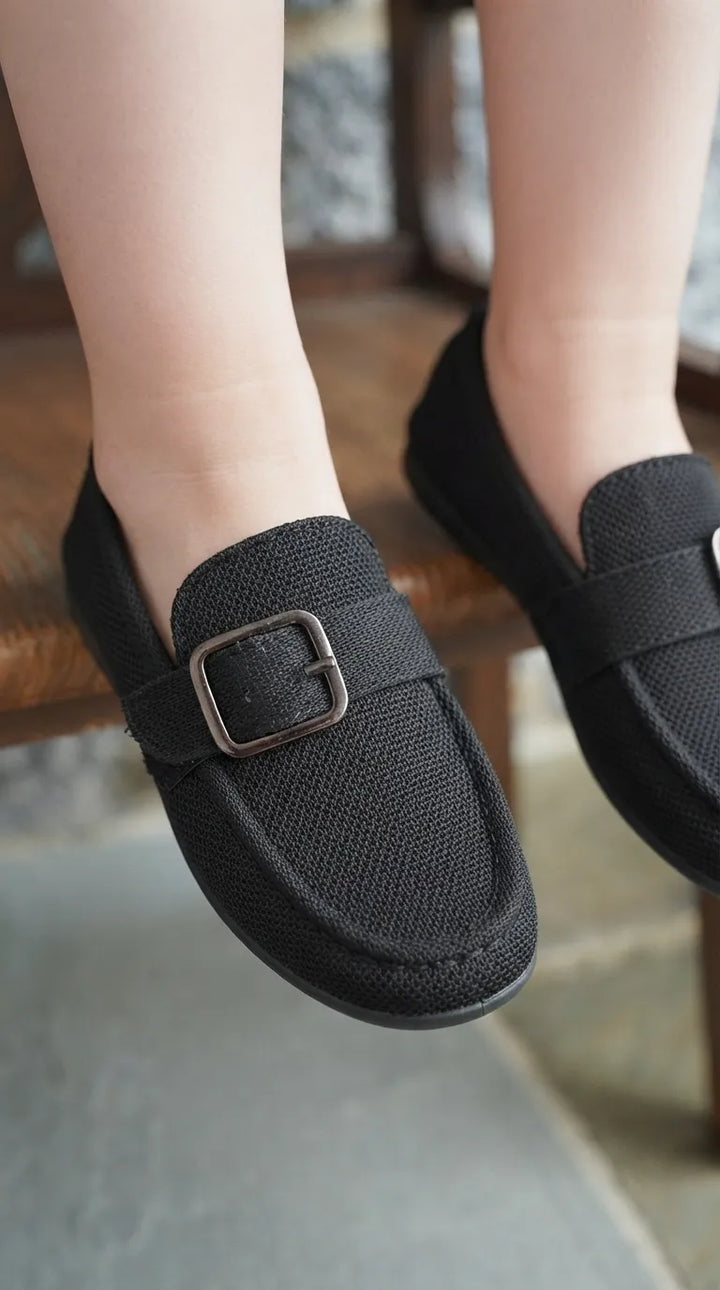 Boys Black Formal Shoes KD8492