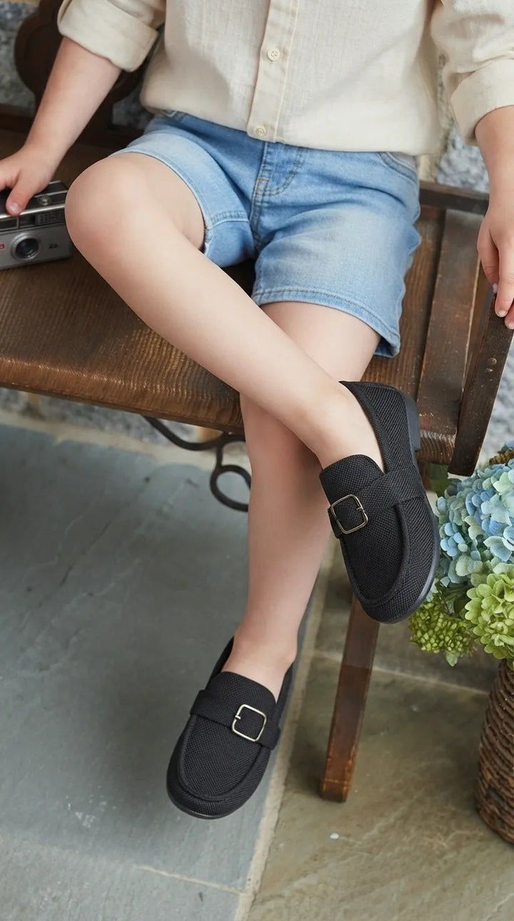 Boys Black Formal Shoes KD8492