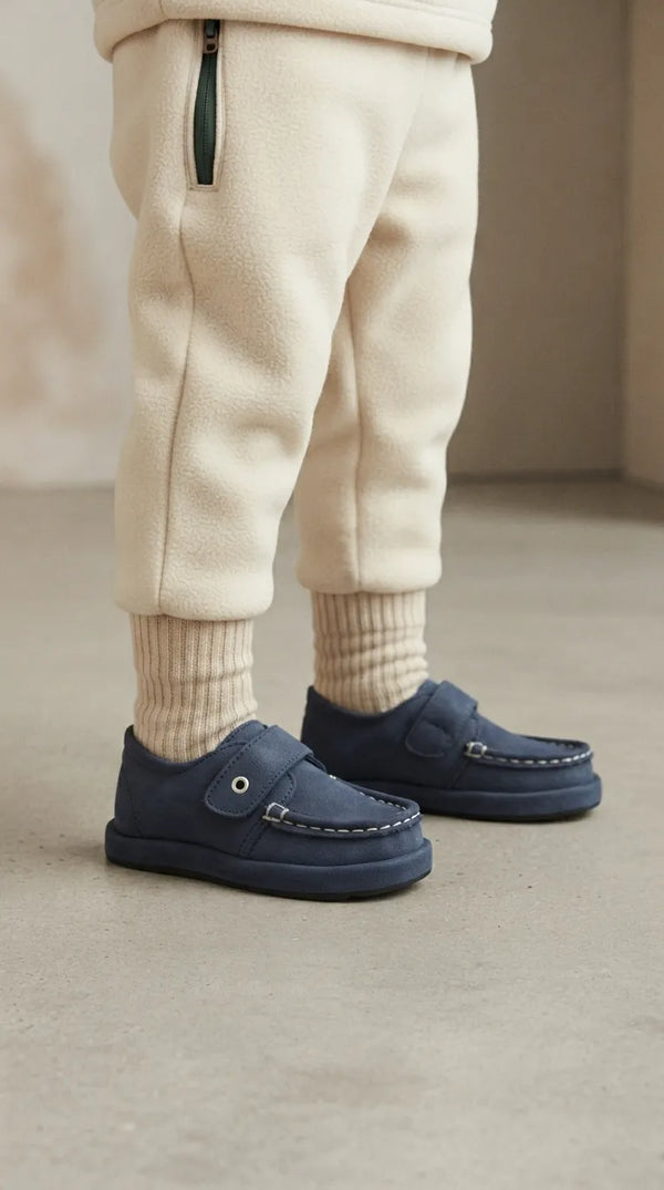 Babies Navy Casual Booties KD8507