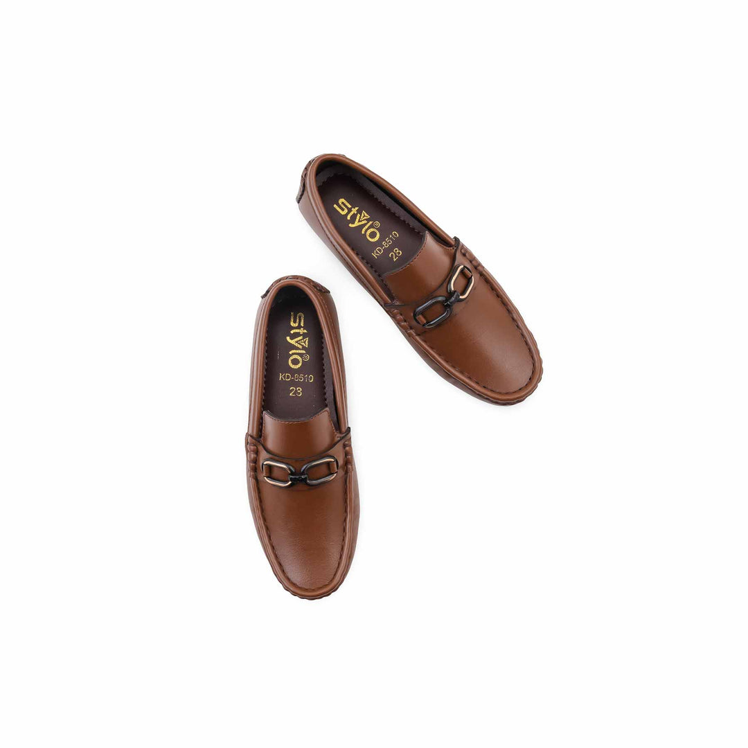 Boys Mustard Formal Moccasin KD8510