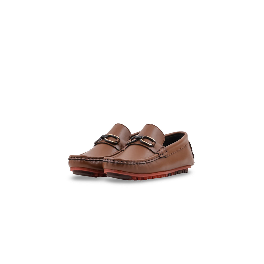 Boys Mustard Formal Moccasin KD8510