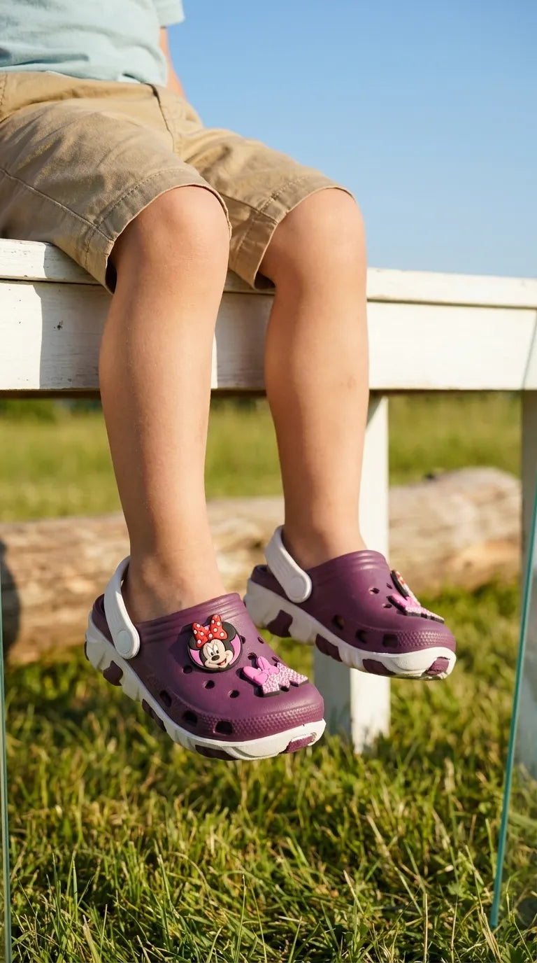 Girls Purple Casual Flip Flop KD8528