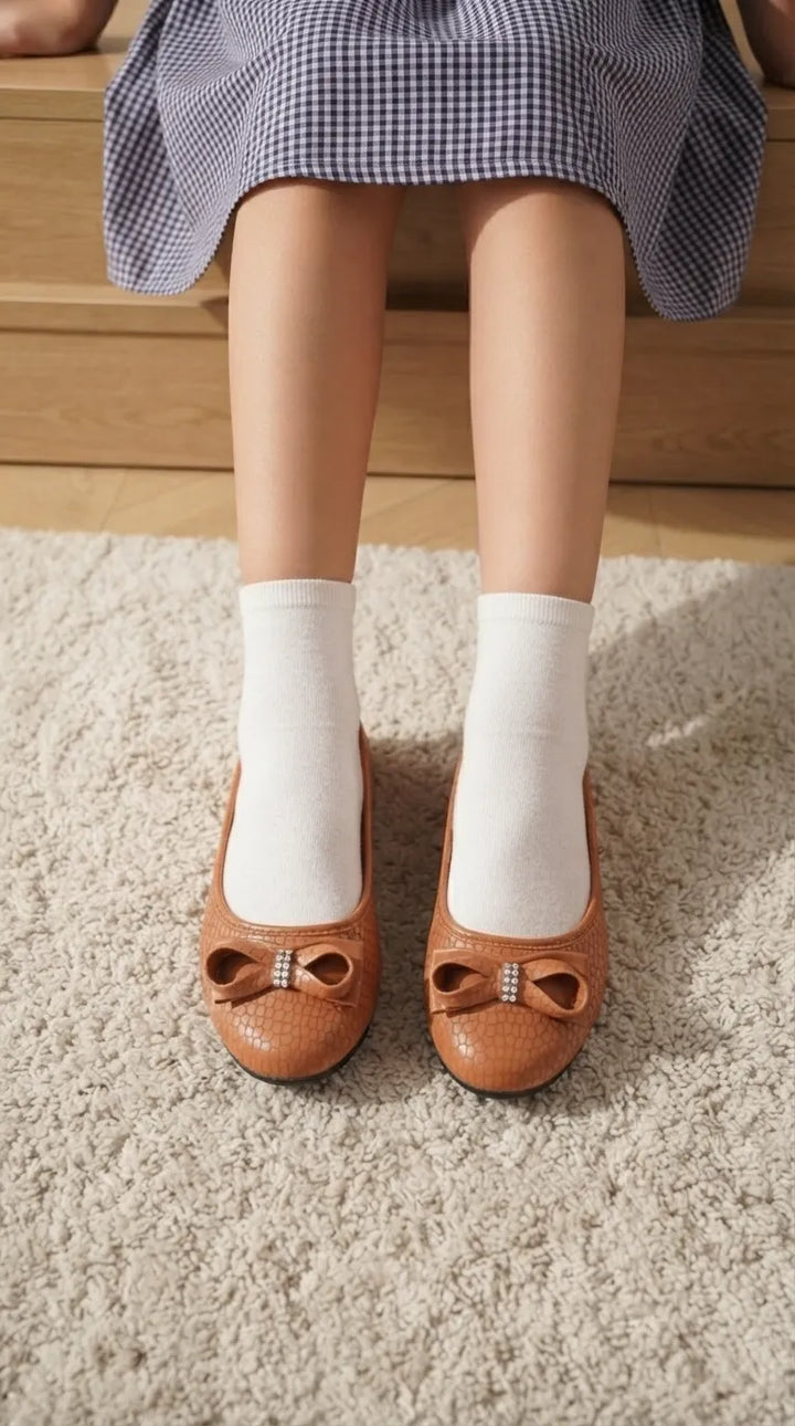 Girls Mustard Casual Pumps KD8555