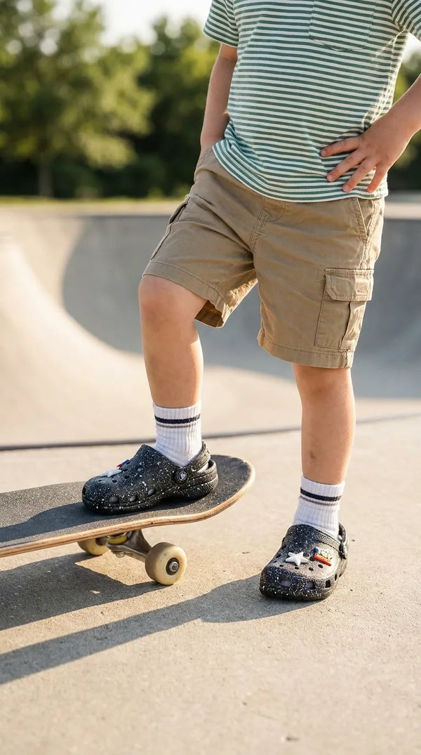 Boys Black Casual Flip Flop KD8588