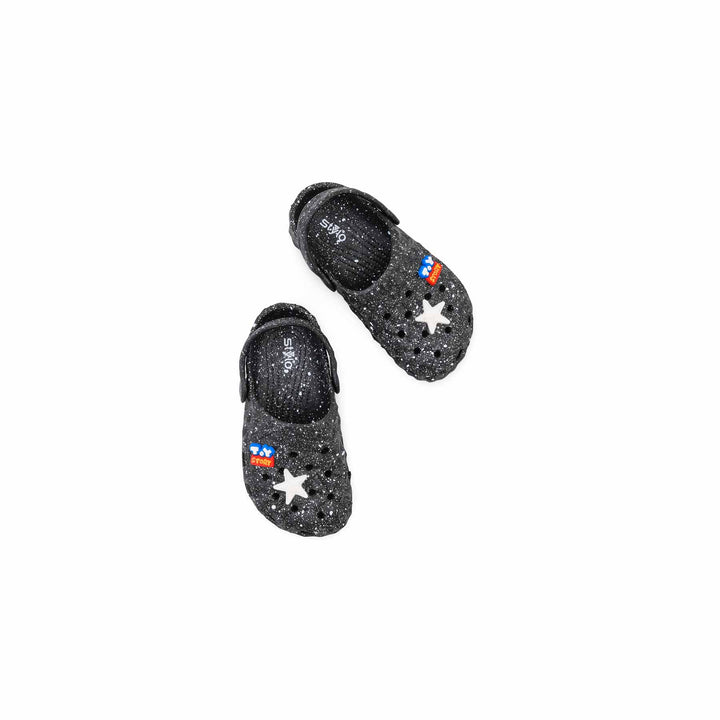 Boys Black Casual Flip Flop KD8588