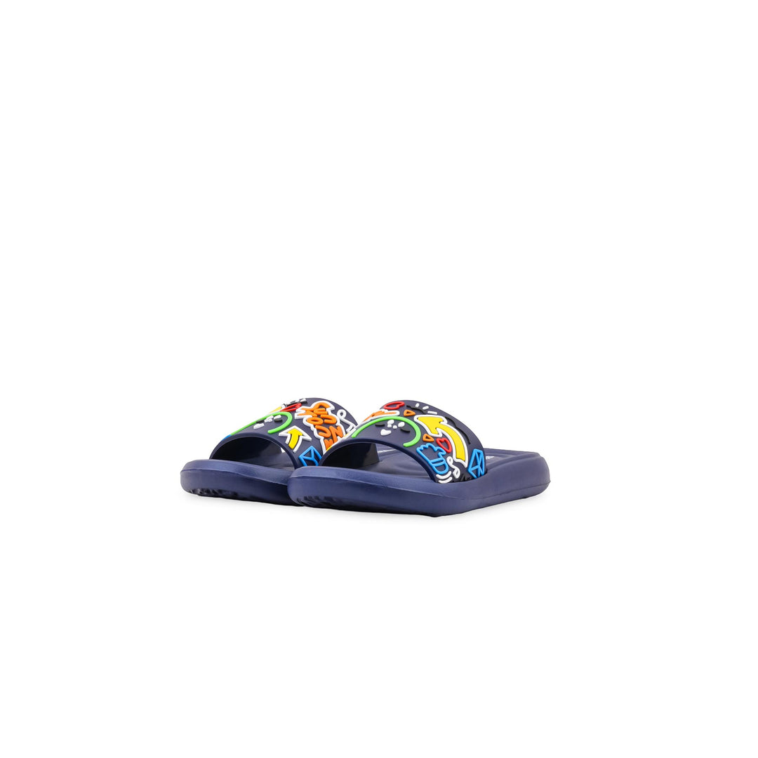 Boys Navy Casual Flip Flop KD8594