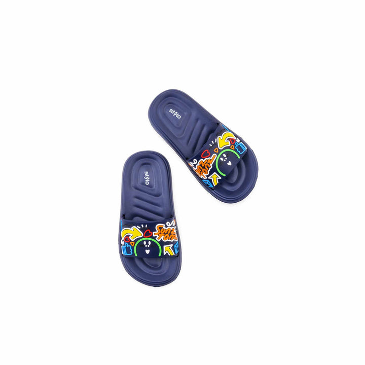Boys Navy Casual Flip Flop KD8594
