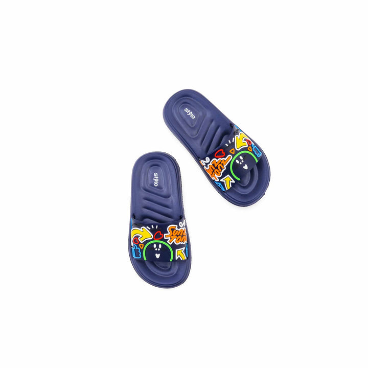 Boys Navy Casual Flip Flop KD8595