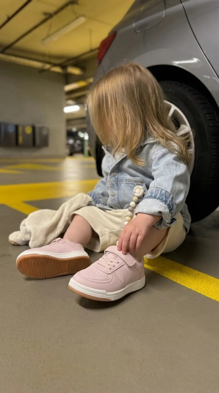 Girls Pink Casual Jogger KD8607