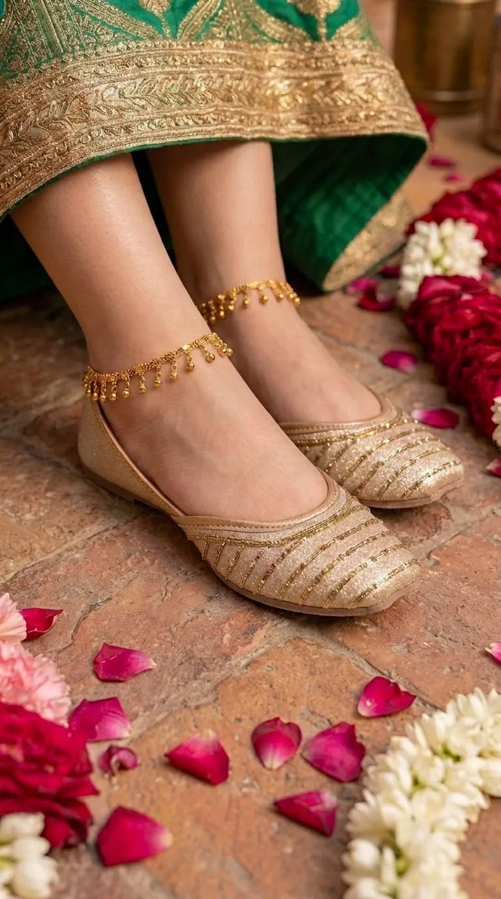 Girls Fawn Fancy Khussa KD8643