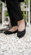 Girls Black Fancy Khussa KD8646