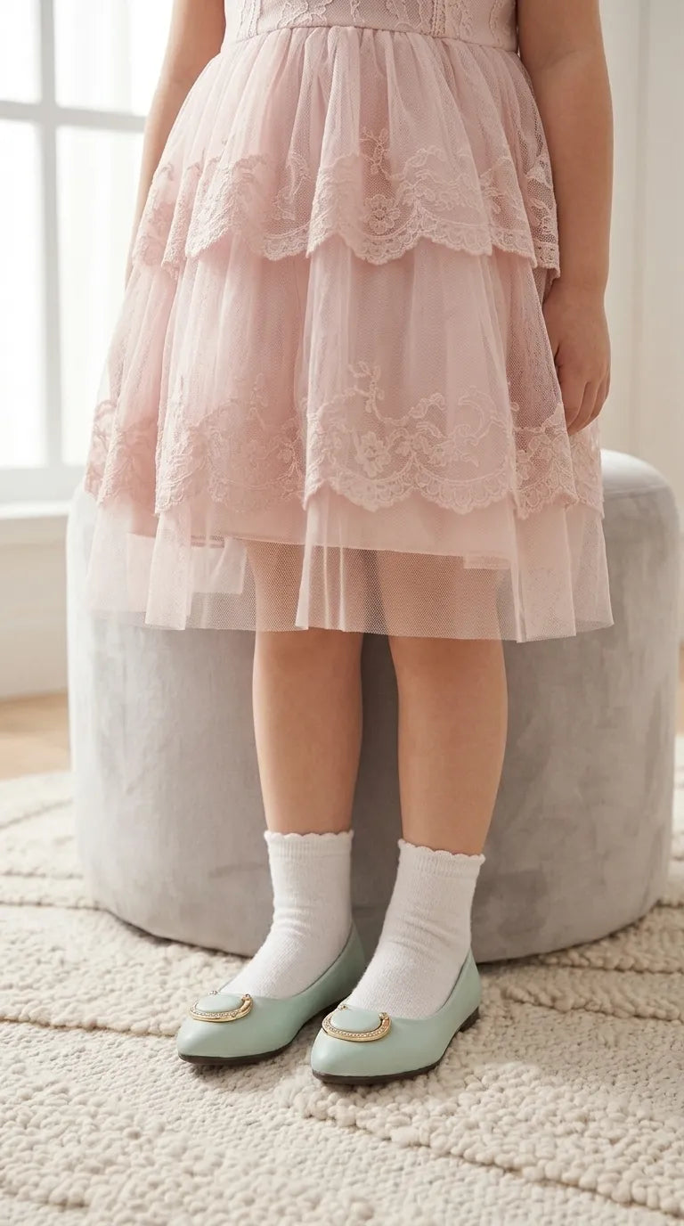 Girls PISTAGREEN Formal Pumps KD8663