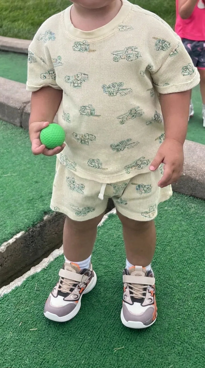Boys Brown Casual Jogger KD8712