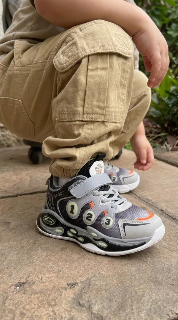 Boys Grey Casual Jogger KD8714