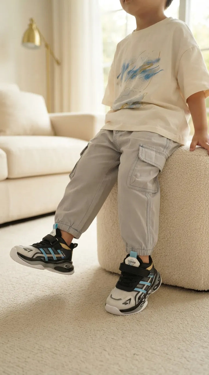 Boys Black Casual Jogger KD8717