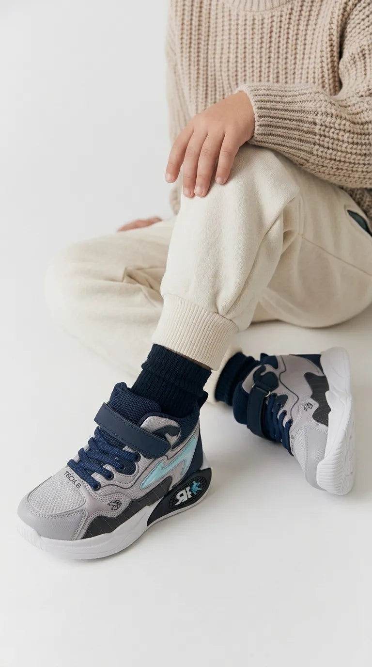 Boys Blue Formal Long Shoes KD8719