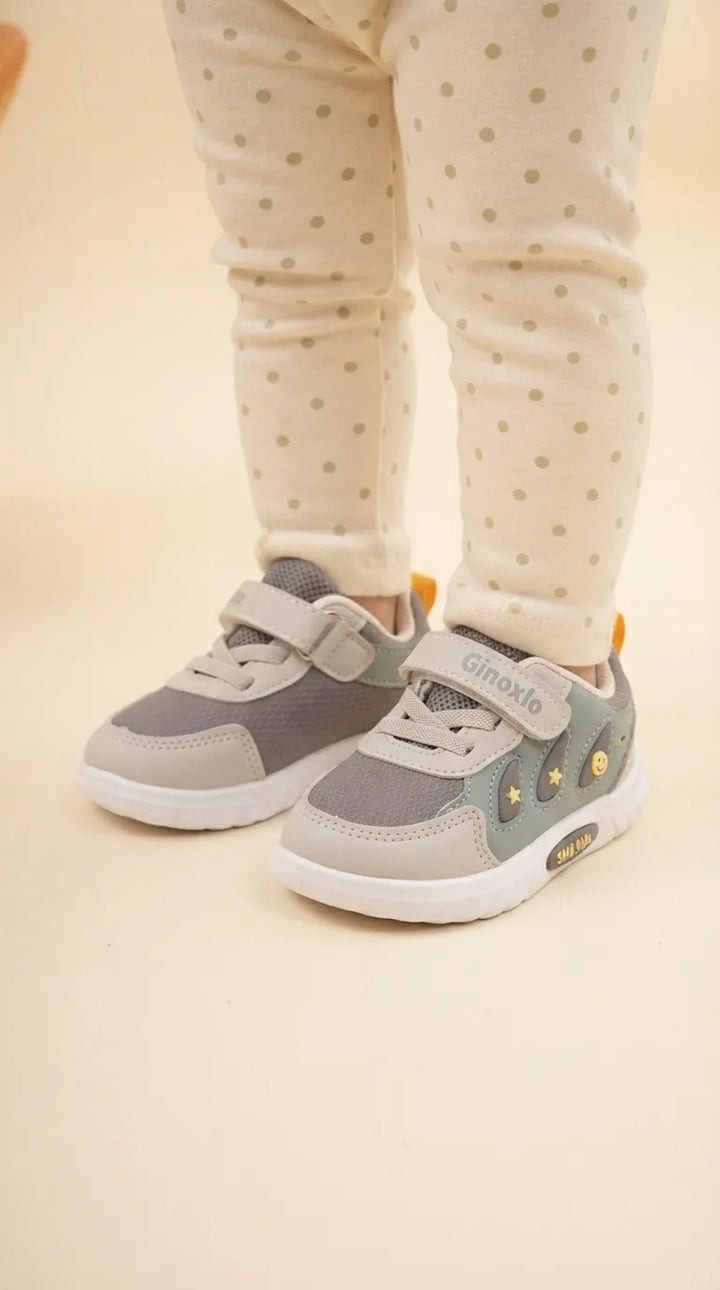 Babies Grey Casual Booties KD8720