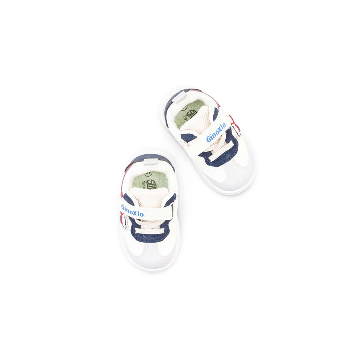 Boys White Casual Booties KD8723