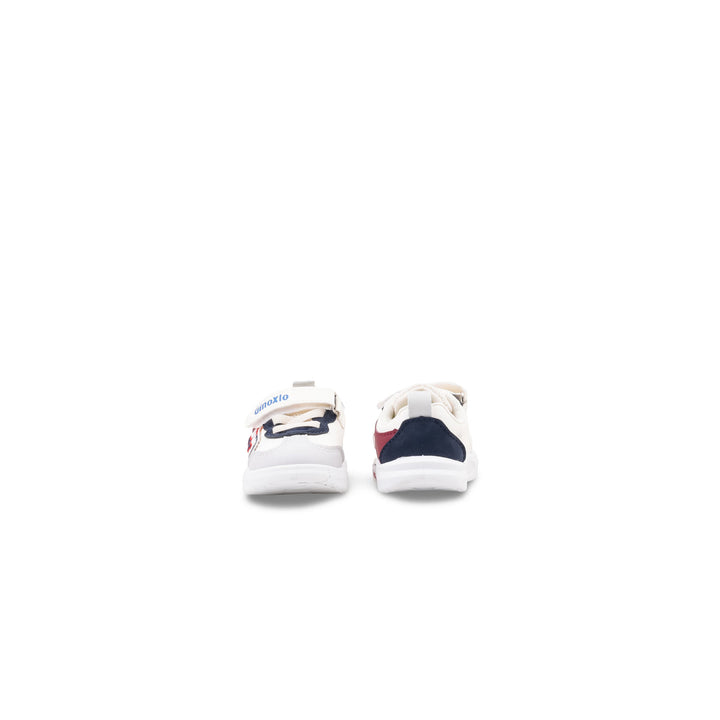 Boys White Casual Booties KD8723