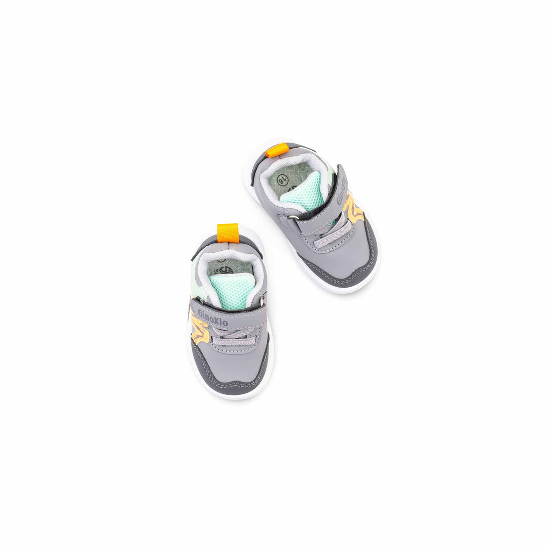 Boys Grey Casual Booties KD8724