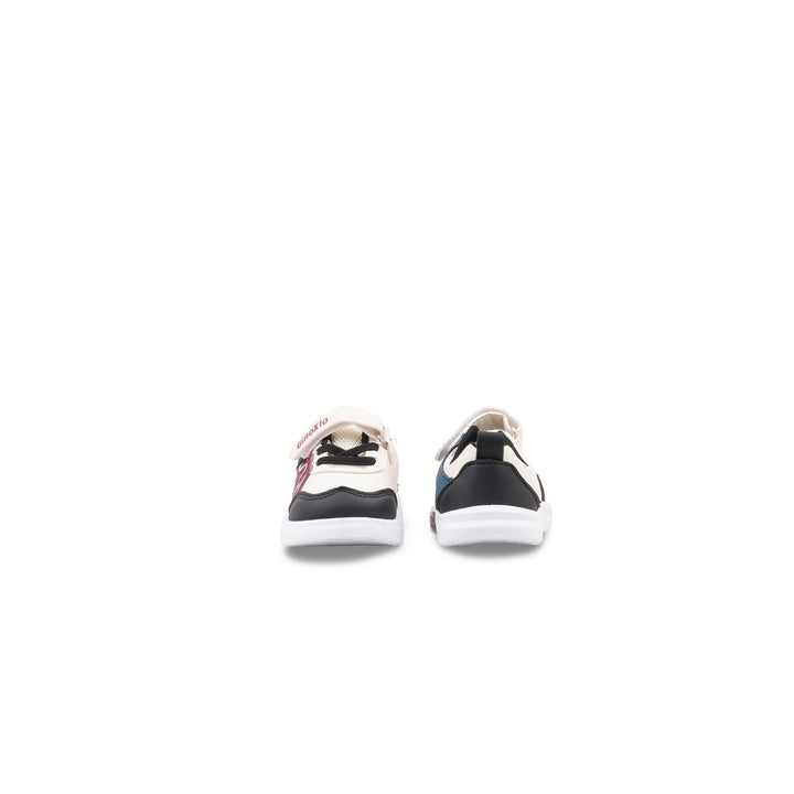 Boys White Casual Booties KD8724