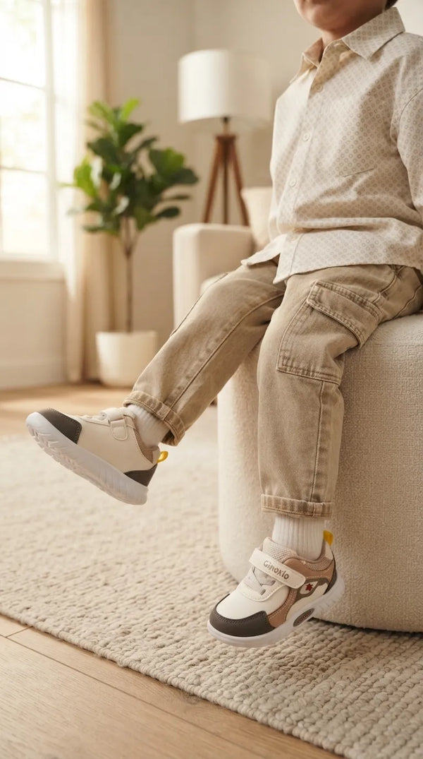 Boys Brown Babies Booties KD8728