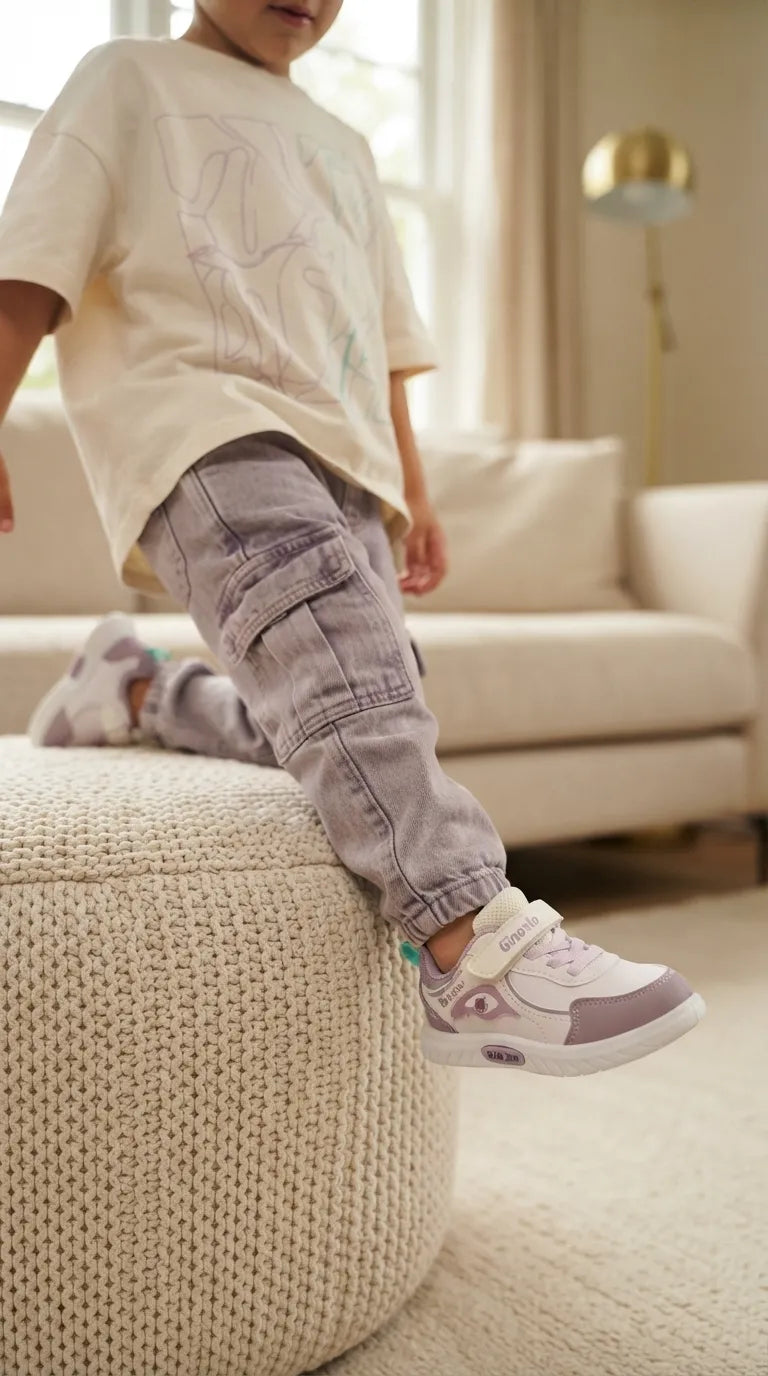 Boys Purple Babies Booties KD8728