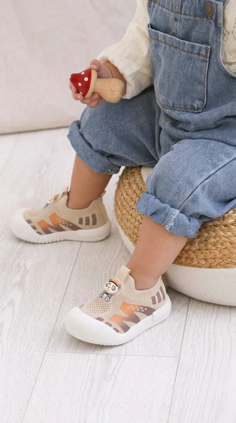 babies-khaki-casual-booties-kd8730